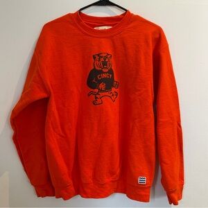 Rivertown Orange 'Cincy' Tiger Graphic Crewneck